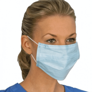 CASE OF DENTAL SURGICAL FACE MASKS EAR LOOP - BOX OF 50 - 20 Boxes - 1,000 MASKS
