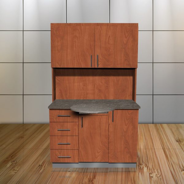 12 O' Clock - Round Retractable Counter Top - Wild Cherry