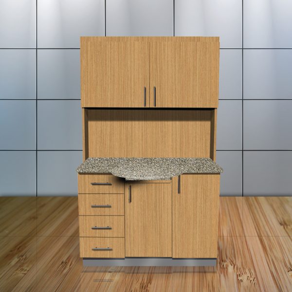 12 O Clock - Round Retractable Counter Top - Natural Recon