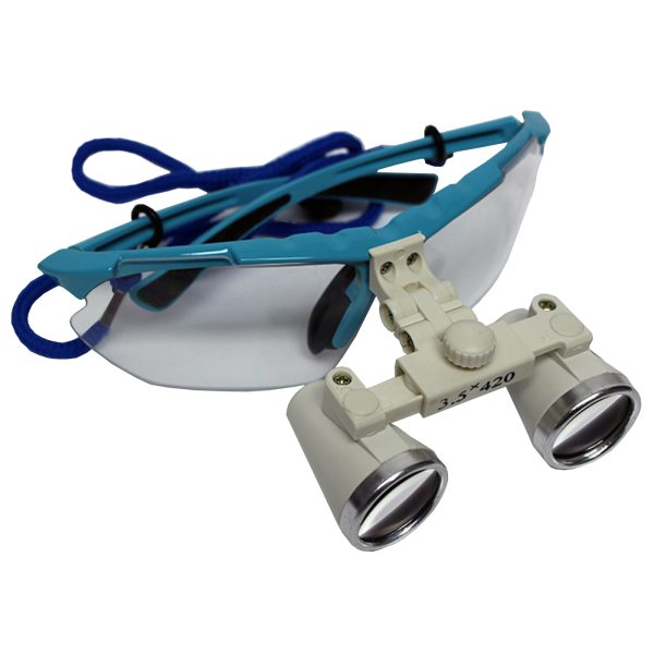 Glasses with Loupe