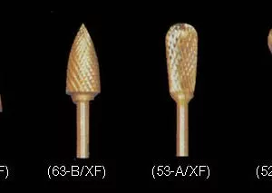 Burs Titanium Nitride Coating - Fine Cut
