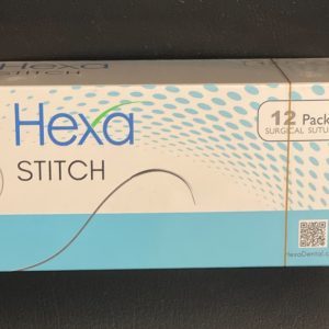 Hexa Stitch Sutures Surgical Silk Black Braided - Box of 12 Packs - As Low As $13.95